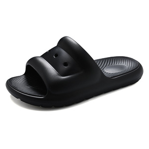 Claquettes pour hommes en EVA à semelle épaisse, antidérapantes, souples, pour la maison, l'extérieur et la plage, blanches, noires, kaki, pour adultes, chaussures injectées - Product Image 5