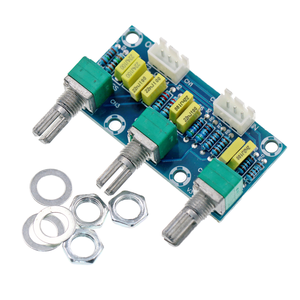 Panel <span class=keywords><strong>de</strong></span> Control <span class=keywords><strong>de</strong></span> Tono Pasivo XH-M802, Panel Frontal con Ajuste <span class=keywords><strong>de</strong></span> Agudos <span class=keywords><strong>y</strong></span> Graves, Producto Terminado <span class=keywords><strong>de</strong></span> Grado Hi-Fi para Entusiastas - Product Image 1