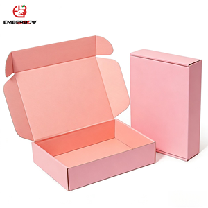 EBB Eco-Friendly Heavy-Duty Reusable Shoes Clothing Gift Corrugated Packaging <b>Box</b> Custom Logo Printed Hard <b>Foldable</b> Paper <b>Box</b> - Product Image 1