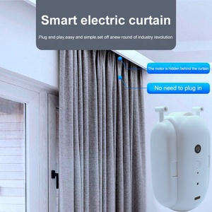 Tuya — rideau traditionnel, télécommande sans fil, fonctionne avec Google Home Alexa, WiFi motorisé, Robot - Product Image 3