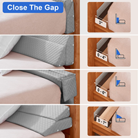 Queen Size Bett Keil Kissen Bett Gap Filler Matratze Keil Kopfteil Kissen