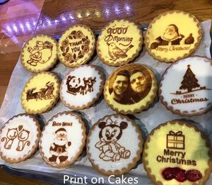 เครื่องพิมพ์กาแฟ EB-FM1 สำหรับพิมพ์ลายบนเฟล็กซ์ อีกซ์ เอสเพรสโซ คาปูชิโน บิสกิต มาการอง เค้ก ขนมปังปิ้ง พร้อมกล้อง Wi-Fi - Product Image 3