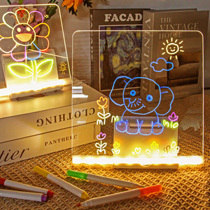 Tablette lumineuse en acrylique pour <span class=keywords><strong>dessin</strong></span> et traçage, lampe <span class=keywords><strong>de</strong></span> protection oculaire, effaçable à l'infini, avec livre <span class=keywords><strong>de</strong></span> traçage <span class=keywords><strong>de</strong></span> dessins animés, jouet <span class=keywords><strong>de</strong></span> <span class=keywords><strong>dessin</strong></span> pour enfants - Product Image 3