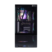 KINPOWER Hot Selling Computer Case ATX Tower Full View Tempered Glass Gaming Computer Cases & Towers
