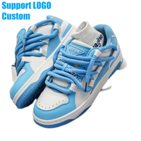 Chaussures de sport décontractées pour hommes, dernières tendances de l'été, lacets épais personnalisés avec logo, chaussures de course pour hommes, chaussures de basket-ball pour hommes, stock X