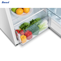 Réfrigérateur domestique 110V économique à 2 portes avec dégivrage automatique et congélateur supérieur