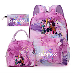 Mochila <span class=keywords><strong>de</strong></span> tela estilo KPOP Witch Hunter para escuela primaria, mochila escolar, juego <span class=keywords><strong>de</strong></span> tres piezas para viaje, novedad transfronteriza - Product Image 1