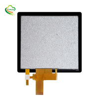 Modul LCD TFT Layar Sentuh Kapasitif Persegi Ukuran Kustom 7,6 Inci IPS MIPI 800*800 1000 Nits Optical Bonding