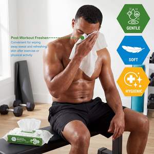 Offre Spéciale Lingettes Humides Jetables pour Doudounes, Logo Personnalisé en Usine, Multi-Effets pour Nettoyer les Taches des Doudounes, Écologiques - Product Image 2