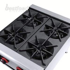 Cuisinière à gaz naturel portable industrielle pour intérieur, cuisinière à gaz robuste à 4 brûleurs pour cuisine commerciale - Product Image 2