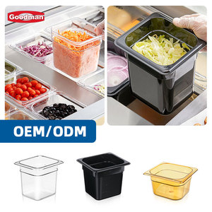 Contenedor Gastronorm <span class=keywords><strong>de</strong></span> Policarbonato Transparente <span class=keywords><strong>de</strong></span> Grado Alimenticio con Tapa, Apilable, para Restaurantes, Cocinas y Buffets - Product Image 5
