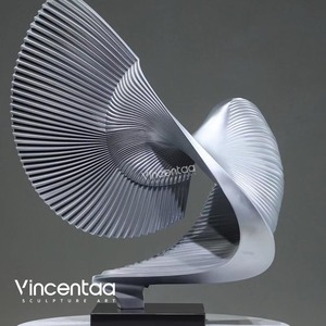 Vincentaa – <span class=keywords><strong>Sculpture</strong></span> de luxe en résine transparente, Art abstrait, décoration de Table en cristal - Product Image 4