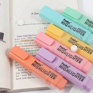 Juego de Papelería FOSKA para Estudiantes, Marcador <span class=keywords><strong>Pastel</strong></span> Multiusos, Bonito y sin Manchas, para Resaltar, Subrayar o Tomar Notas - Product Image 5