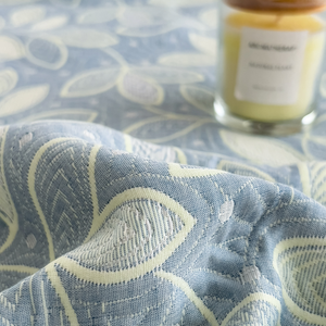 Hot Bán Ba Lớp Sợi Sofa Bìa Chăn Mới Thân Thiện Với Môi Tinh Khiết Bông Trang Trí Bộ Đồ Giường Khăn Choàng - Product Image 4