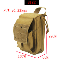 Pochette de premiers soins médicaux EMT Laser tactique Molle personnalisée, Kit IFAK sac de taille utilitaire Compact pour les traumatismes