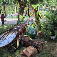 Cicade Animatronique : Modèle Robotique de Simulation d'Insecte pour Parcs d'Aventures Intérieurs/Extérieurs et Centres Commerciaux