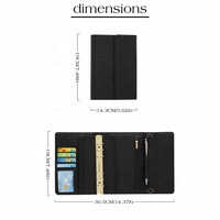 Hongbo Classeur à anneaux A6 multicolore en cuir PU texturé effet lézard, 6 anneaux dorés, pochette zippée, chaînes métalliques, feuilles mobiles