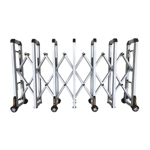 Barriera a fisarmonica per zona di isolamento appartamento espandibile controllo manuale pieghevole recinzione barricata cancello per il controllo della folla - Product Image 1