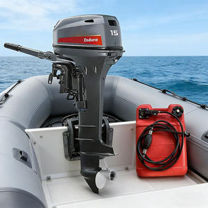 Bensin Berkualitas Tinggi 2 Tak 15HP Untuk Mesin Tempel Kapal Yamaha 2 Silinder Tangki Bahan Bakar 24L Buatan Cina - Product Image 1