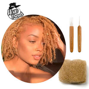 Jiffy Hair afro crépus <span class=keywords><strong>cheveux</strong></span> humains en vrac pour dreadlocks 30g pour chaque sac - Product Image 1