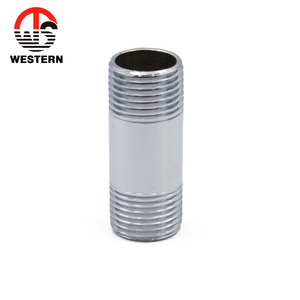 Raccordi per Tubi Cromati, Connettori Maschio Dritti in Ottone Galvanizzato, Raccordi Sanitari per Tubazioni - Product Image 3