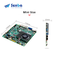 Motherboard Industri Mini ITX N100 N97 N95, Dual RJ45 LAN, SIM, 8*USB, 6*COM, HD2.0, Tanpa Kipas
