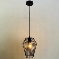 Lampe suspendue moderne de type ampoule pour escalier, rétro, élégante, rustique, pour la maison, l'hôtel