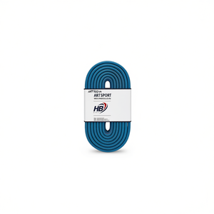 Corde de yoga multifonctionnelle bleu ciel 3M x 3,7cm, sangles de tension et cordes de yoga de qualité supérieure - Product Image 1