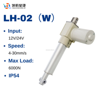 Actionneur médical à aimant permanent haute précision à courant continu 6000N 50W pour ventilateur d'appareil ménager 12V-48V avec capteur Hall IP66 OEM/ODM personnalisé