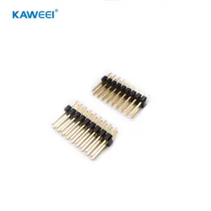 Gold 2U Double Row 1.27mm 1.5mm 2.0mm 2.54mm 2-40Pin Pin Header PCB Connector Pin Header