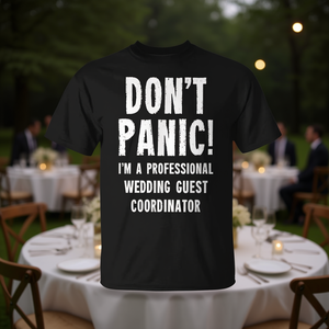 Camiseta coordinadora de invitados de boda, algodón negro, unisex, talla para adultos S M L XL XXL - Product Image 3