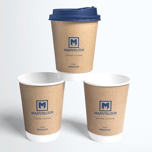 Taza de papel de café con logotipo, diseño personalizado, <span class=keywords><strong>tazas</strong></span> de café biodegradables con tapas, venta al por mayor - Product Image 1