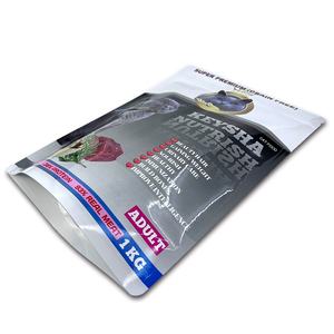 Pochette en mylar avec fermeture à glissière et fermeture éclair, emballage alimentaire pour animaux de compagnie - Product Image 3