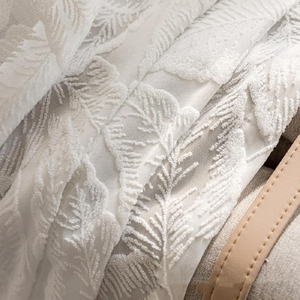 Tende Versatili Bianche con Motivo Jacquard ad Alta Trasparenza Personalizzabili Eleganti e Lussuose Decorazione Casa Moderna Tende con Texture - Product Image 5