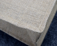 Sac de shopping en jute et lin personnalisé avec logo, écologique, réutilisable, personnalisation en gros, service OEM ODM