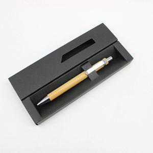Bolígrafos Ecológicos de Madera de Bambú Personalizados, Bolígrafo de Bambú Promocional con Logotipo Personalizado, Juego de Regalo con Estuche - Product Image 1