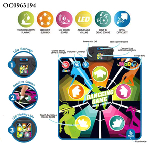 B/O attività sport giocattolo bambino danza coperta tappetino da ballo elettronico per i bambini - Product Image 3