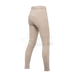 กางเกงขี่ม้าสำหรับนักขี่ม้าผ้าซิลิกอนยืดได้ระบายอากาศได้ดีเยี่ยมพิมพ์ลายกริปปี้คุณภาพสูง - Product Image 4
