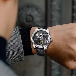 Montre PINDU avec mouvement mécanique Miyata 8215, verre saphir, étanche, luminescent, pour hommes d'affaires - Product Image 3
