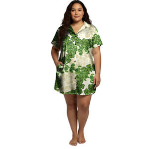 Vestido Informal y Acogedor para Reuniones Familiares, con Estampado Personalizado, Color Negro, Ropa de la Isla Samoa, Vestido Midi, Talla Grande, Pua Kenikeni - Product Image 6