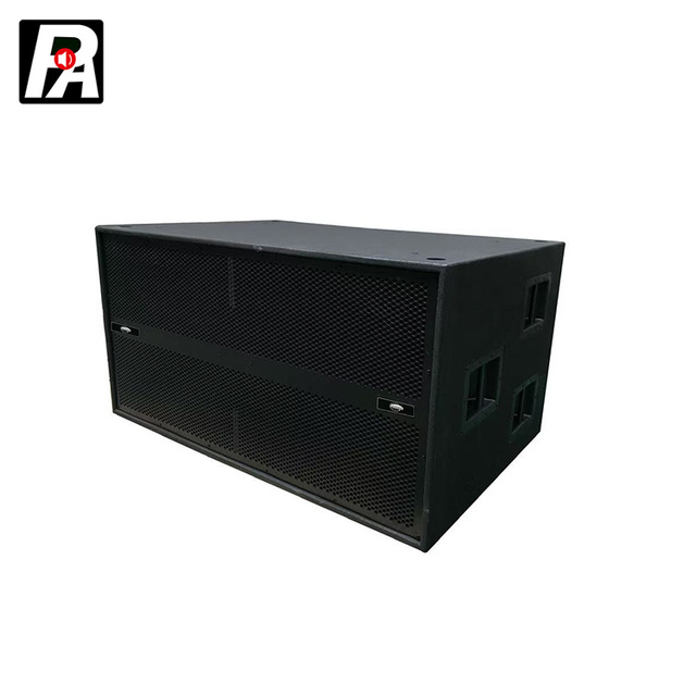 Concert-Grade 18-Inch Dual Subwoofer Speaker System with 2,000W Output Power 8-Ohm Impedance for Indoor/Outdoor Use