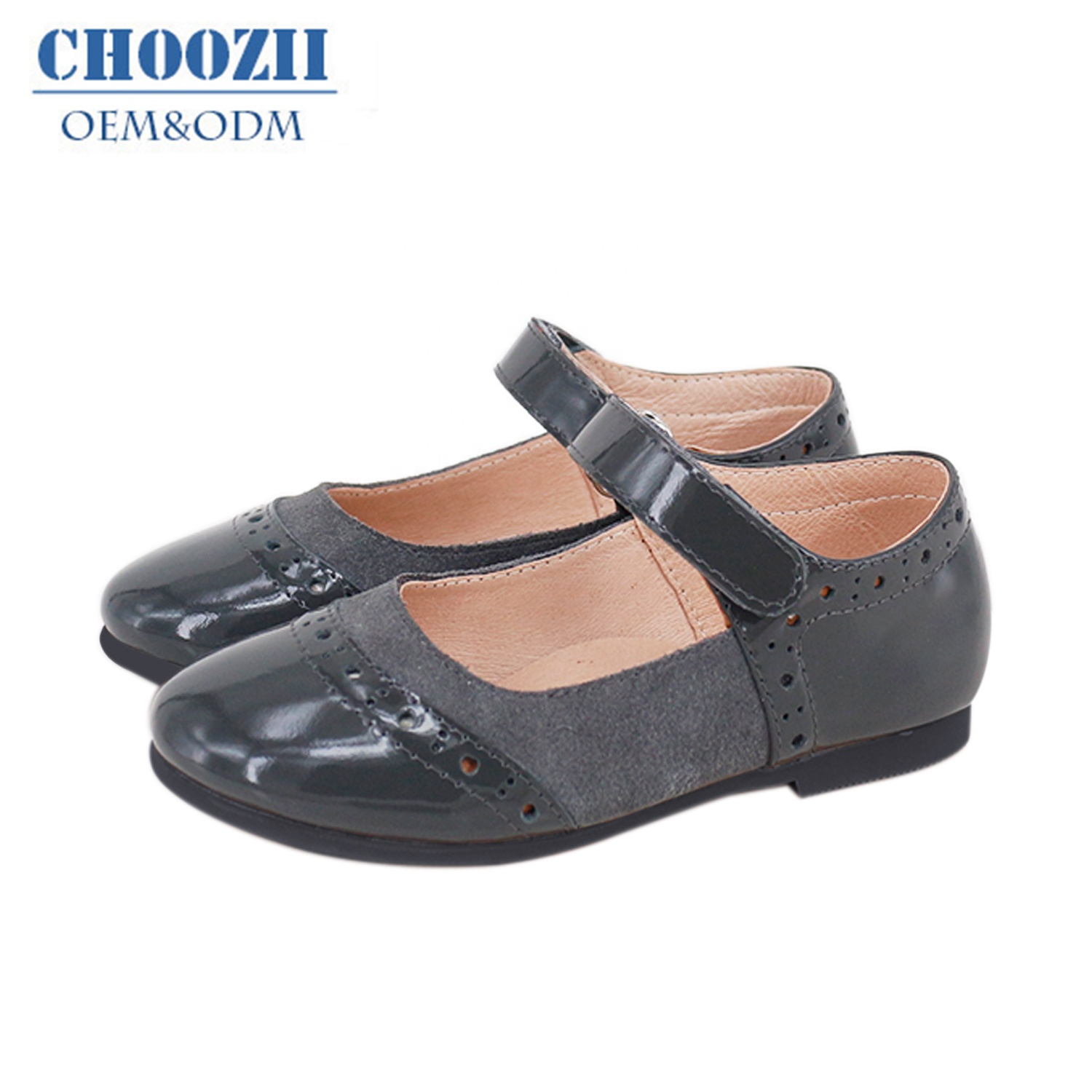 Choozii оптом онлайн новый дизайн ручной работы Пользовательский логотип дети плоская Мэри Джейн обувь для девочек