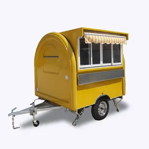 Yowon Marke American Standard Catering Truck Straße Taco Hot Dog Cart Konzession Anhänger mit Spüle