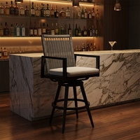 Table haute d'extérieur en aluminium et ensemble de chaises en stock