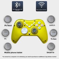 Nuevo Control de Juego Inalámbrico BT de Alta Calidad con Doble Vibración y Baja Latencia para PC y Switch