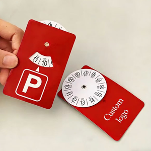 <span class=keywords><strong>Disque</strong></span> <span class=keywords><strong>de</strong></span> <span class=keywords><strong>stationnement</strong></span> numérique pour voiture, personnalisé en usine, imprimé recto-verso, avec horloge et minuteur - Product Image 3