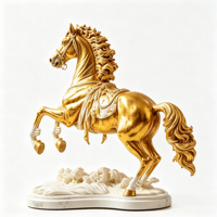 Sculpture de cheval en bronze poli, moderne, taille et couleur personnalisables, avec décor de selle, pour la maison, le bureau, le jardin, le parc, la place publique