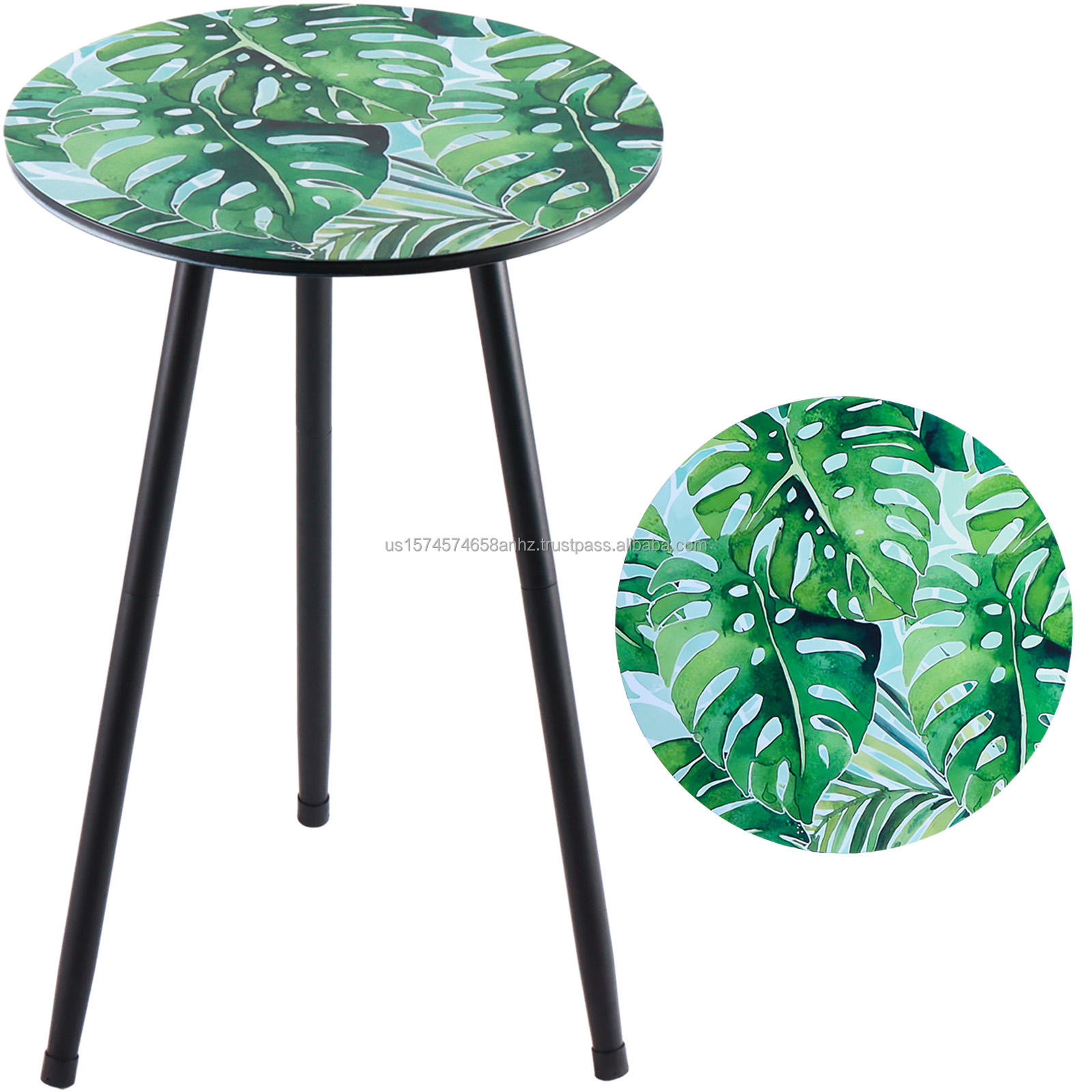 Feuilles de palmier vertes