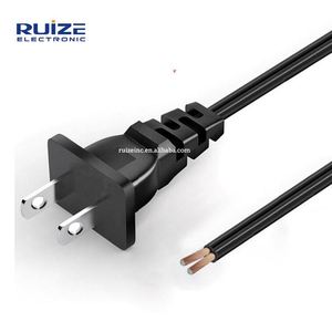 PC Laptop 2 Core Wire EE. UU. Certificado 125V 10A 2 pin Pluo IEC C7 Figura 8 Extensión AC Computer Power Cable - Product Image 1