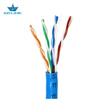 Cable Ethernet LAN UTP CAT5e Certificado para Interiores con Conductor OFC, Revestimiento de PVC/LSZH, Temperatura Nominal de -40°C a +70°C